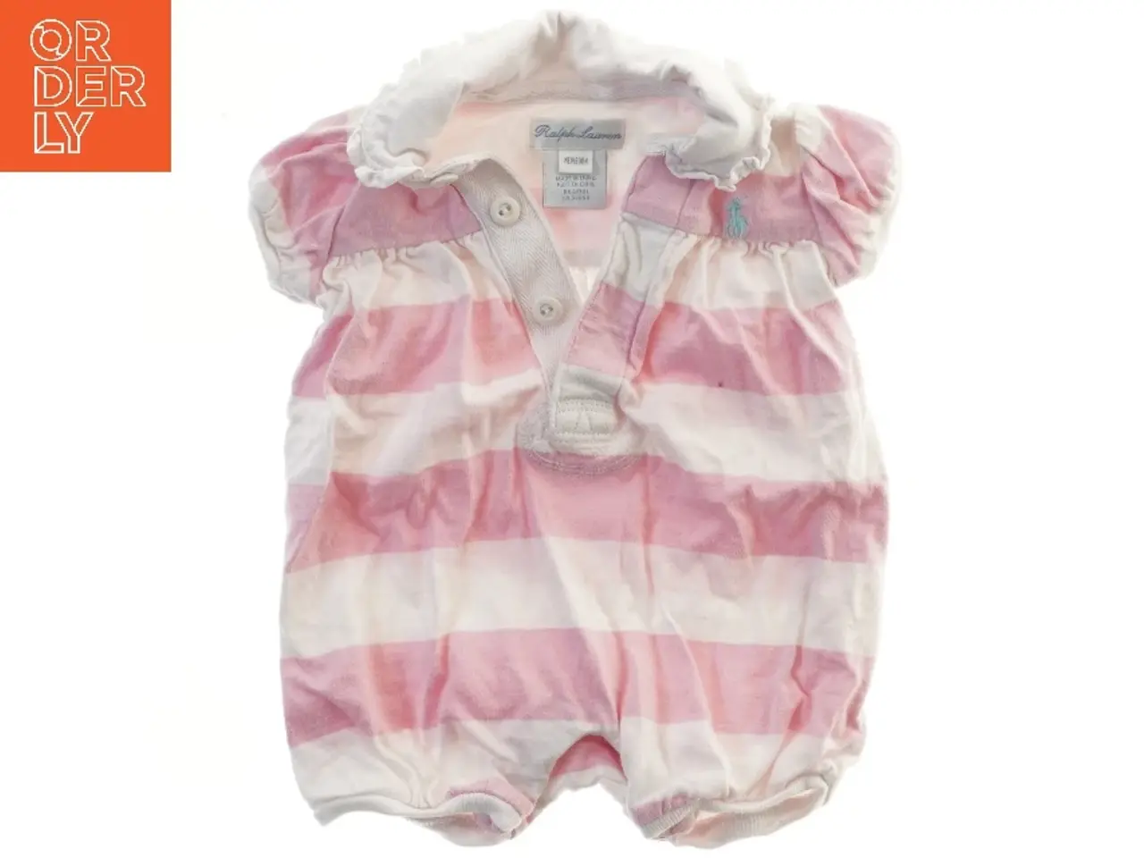 Billede 1 - Ralph Lauren stribet babyheldragt (str. 50)