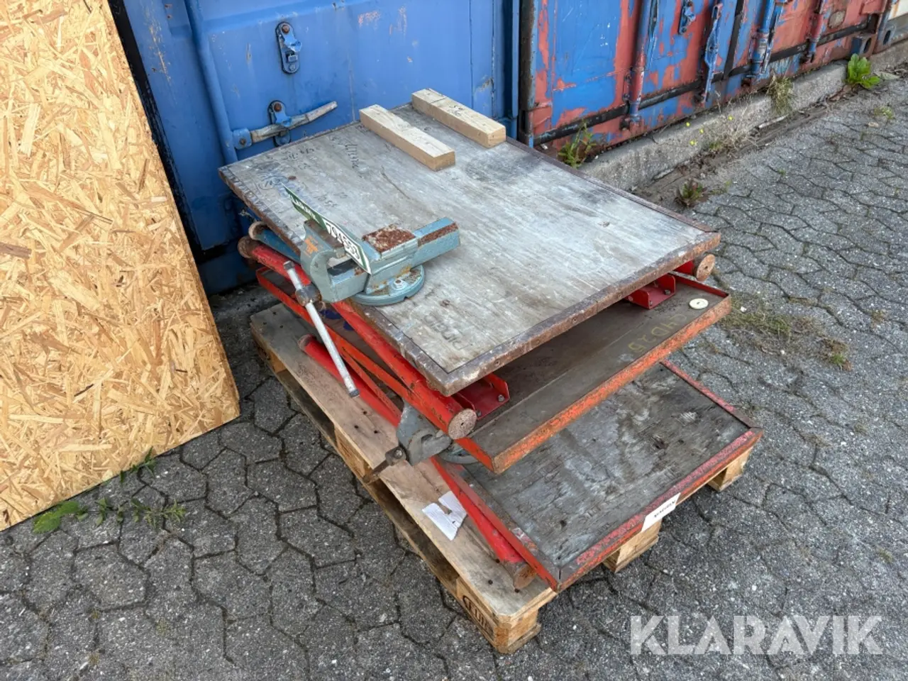 Billede 4 - Foldbar arbejdsbænk med skruestik Ridgid - 3 styk