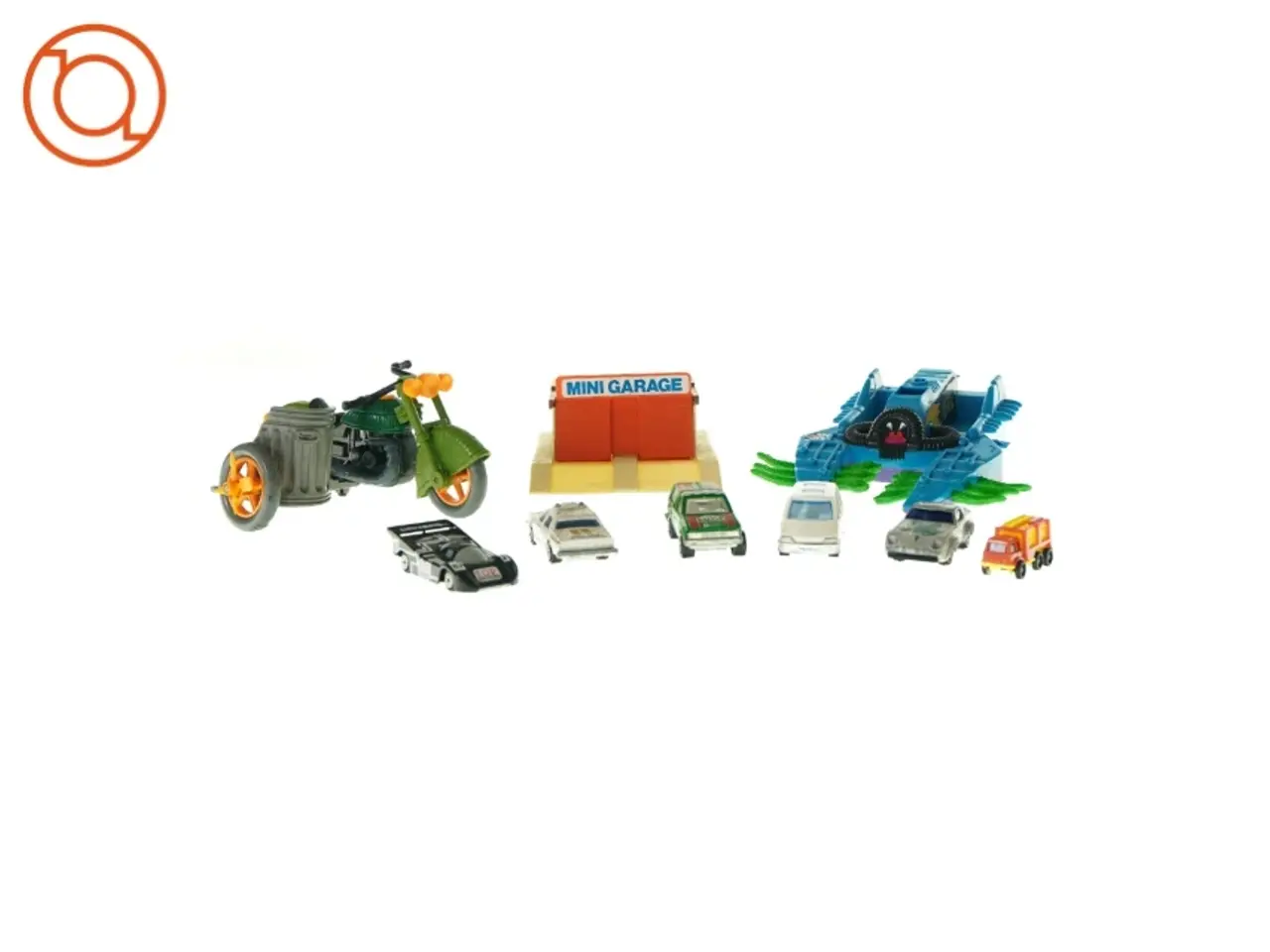 Billede 1 - Små biler, rumskib, mini garage og motorcykel