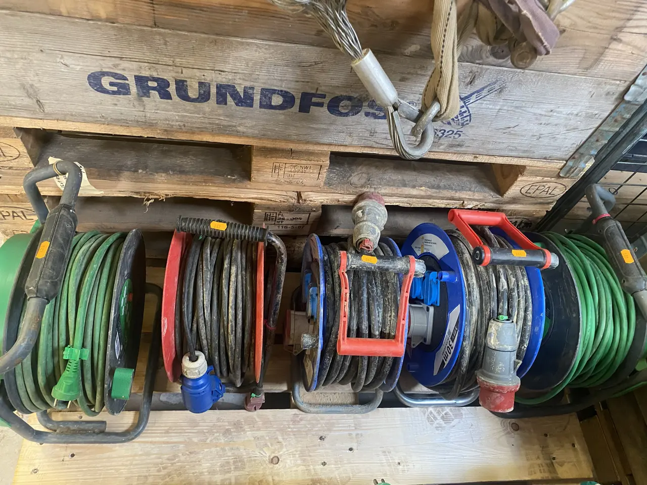 Billede 1 - 5 stk. Kabeltromler