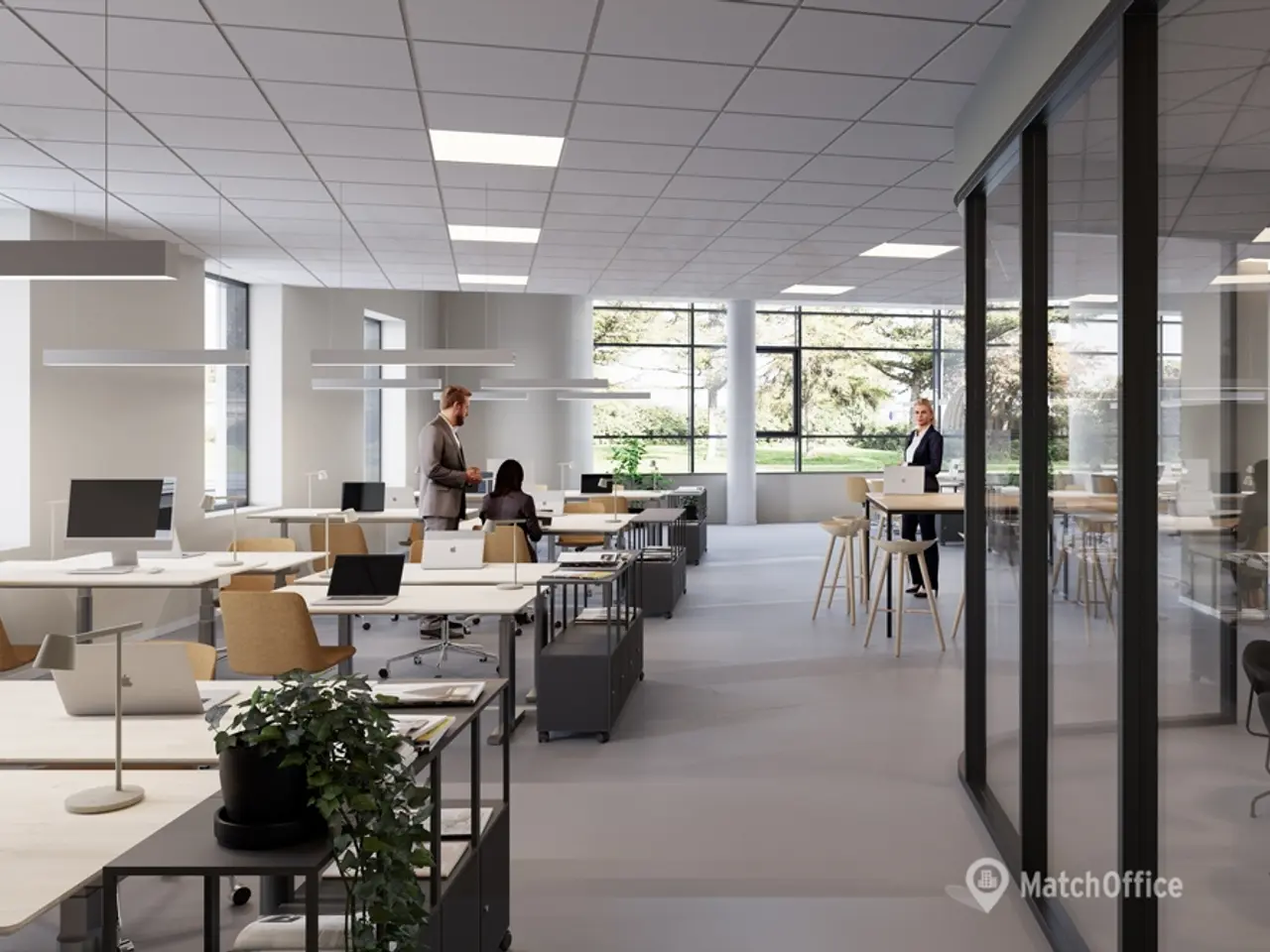 Billede 2 - Indflytningsklare kontorer i gennemrenoveret fabriksbygning
