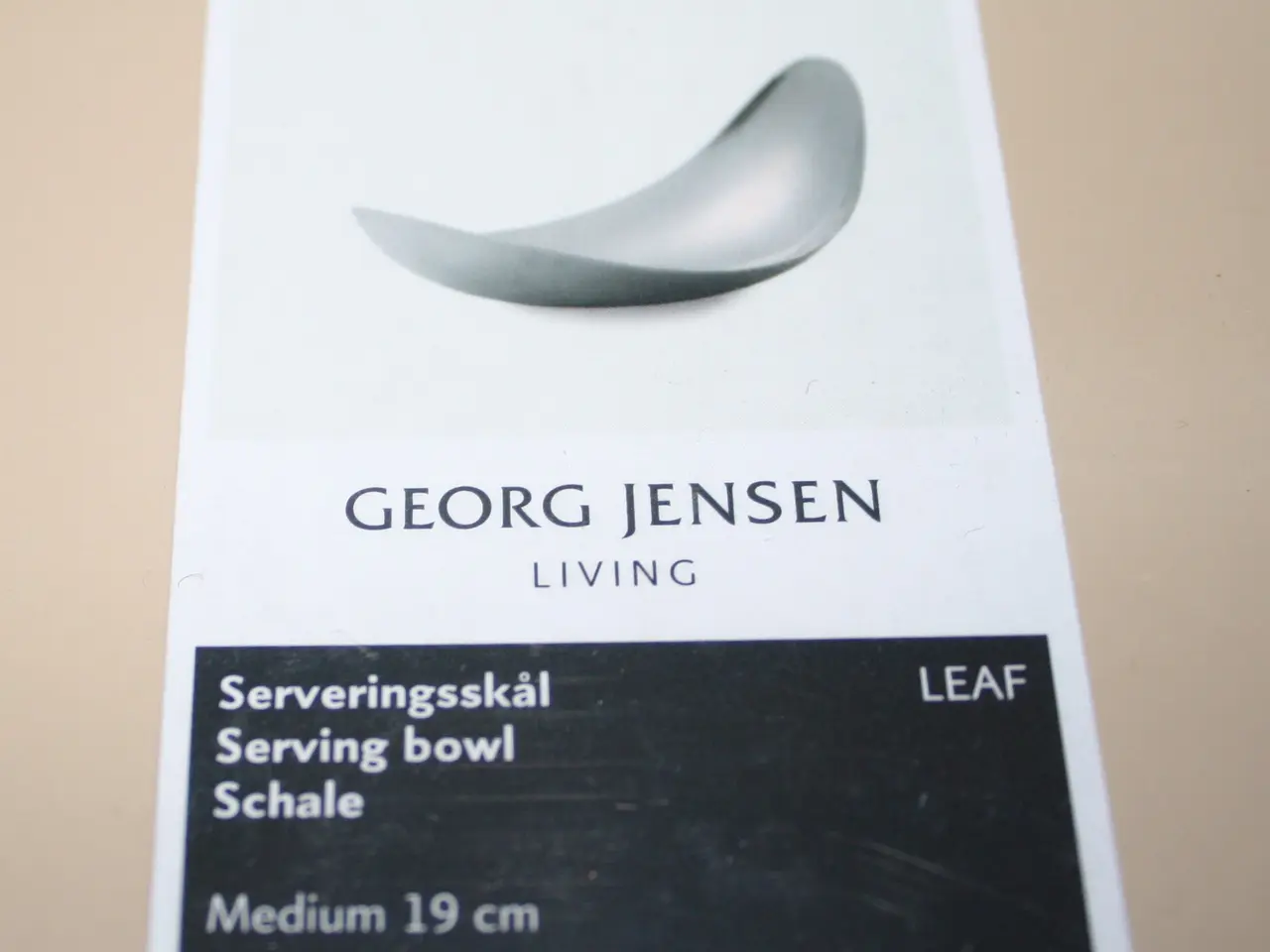 Billede 6 - Serveringsskåle fra Georg Jensen "Leaf"