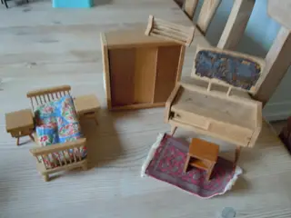 Retro dukkehus møbler