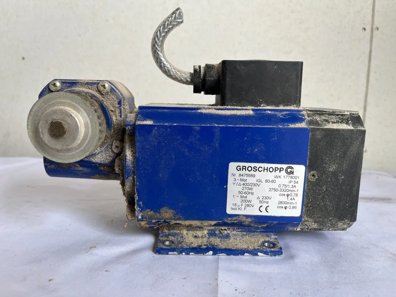 Billede 3 - Groschopp Igl 80‑60 Ac Gear Motor 270W 400/230V
