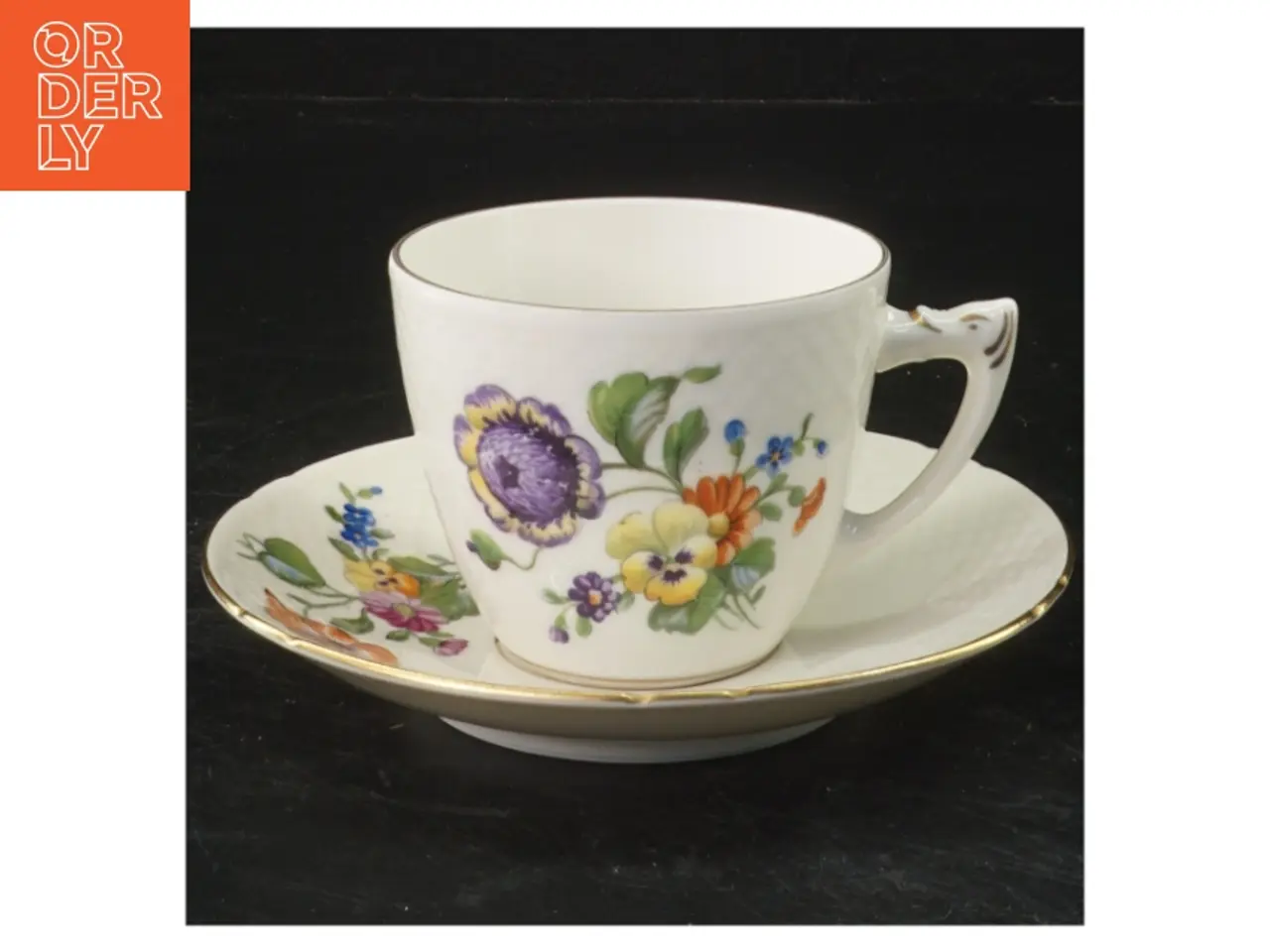 Billede 1 - B&G Saksisk Blomst kaffekop 102 (str. Ø 13,5&6x9,5 cm)