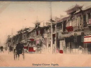 Shanghai Chinese Pagode - Kina - Postkort - Ubrugt