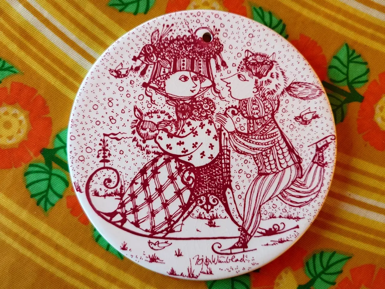 Billede 1 - Bjørn Wiinblad månedsplatter Ø15 cm
