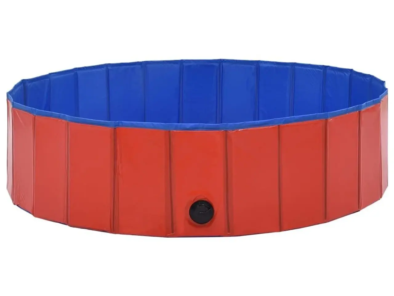 Billede 5 - Foldbart hundebassin 120 × 30 cm - PVC, rød