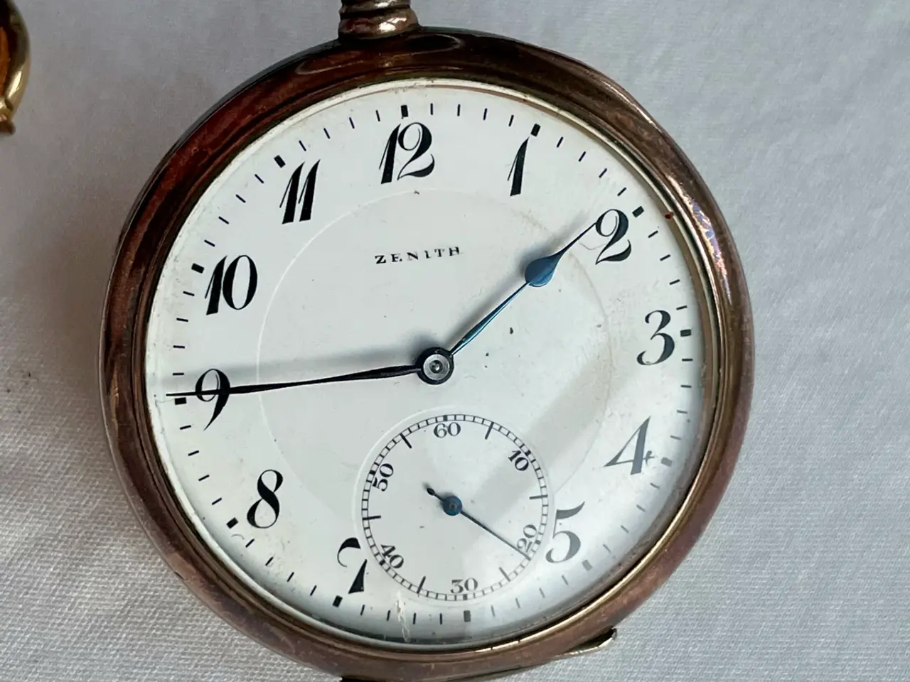 Billede 14 - Antikt Zenith lommeur i sølv