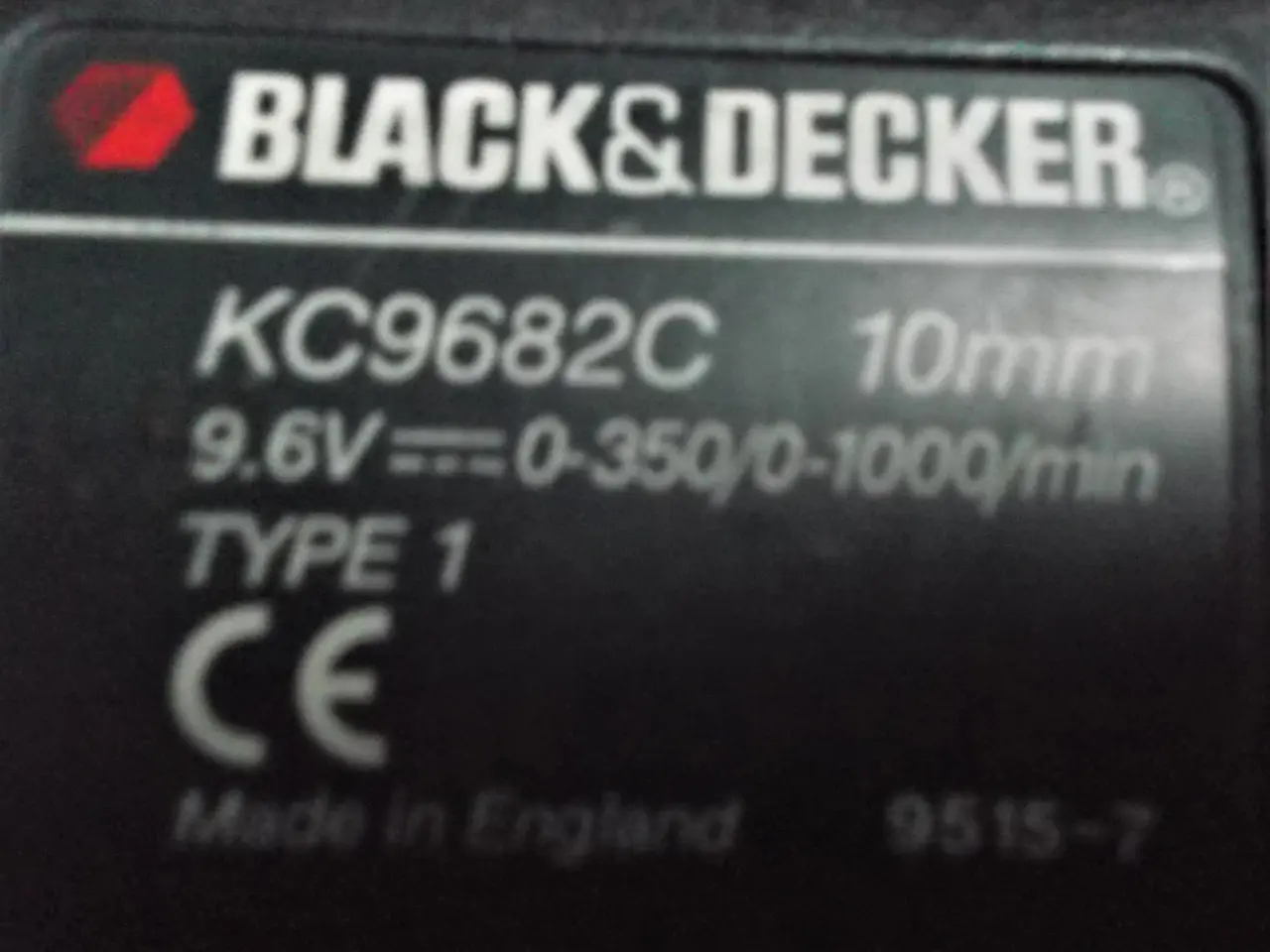 Billede 5 - Black & Decker KC9682C slagbore- og skruemaskine