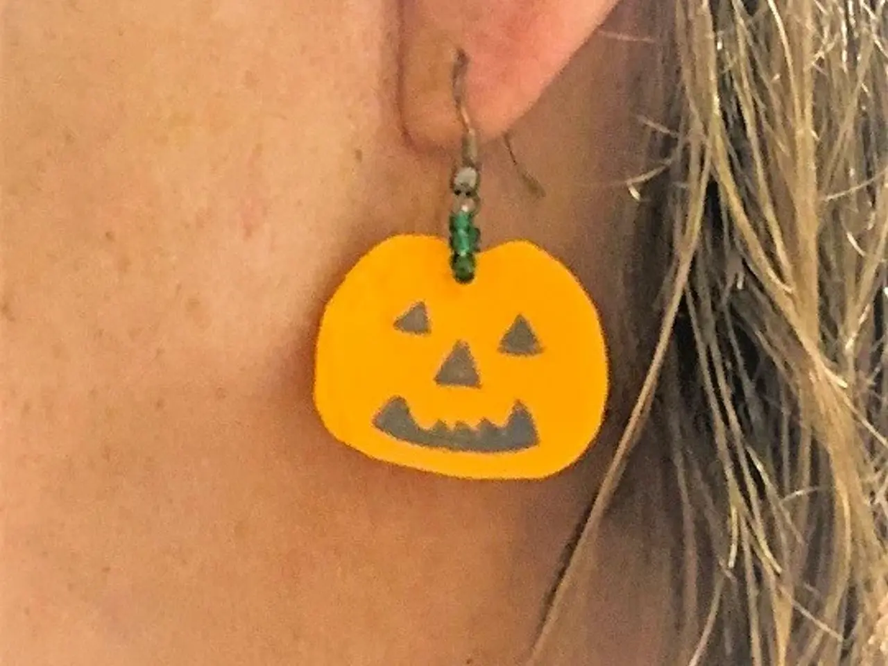Billede 4 - Øreringe med Græskar - Halloween - Efterår
