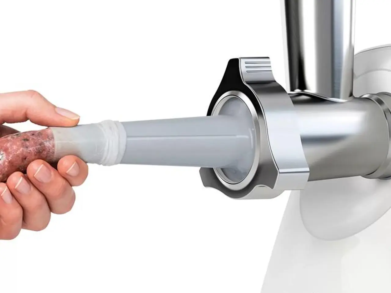 Billede 4 - Kødhakker Bosch MFW2520W 1500 W - hvid/rustfrit stål