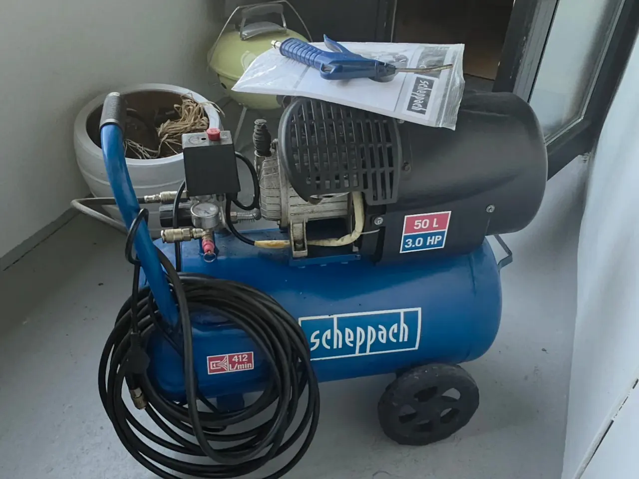 Billede 3 - Luft kompressor Scheppach 50L 3.0 HP