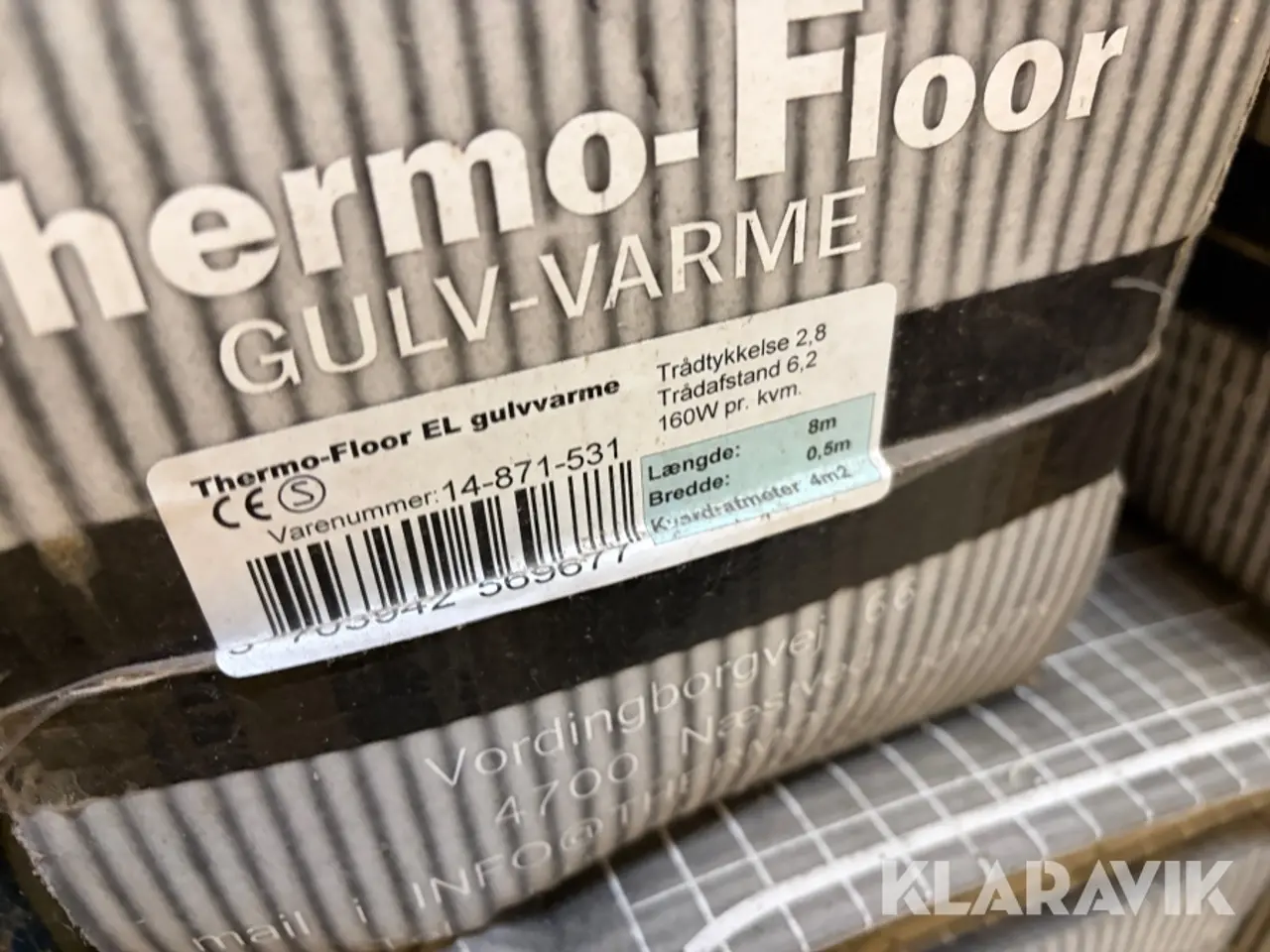 Billede 12 - Gulvvarmemåtter Thermo-Floor, 200 styk