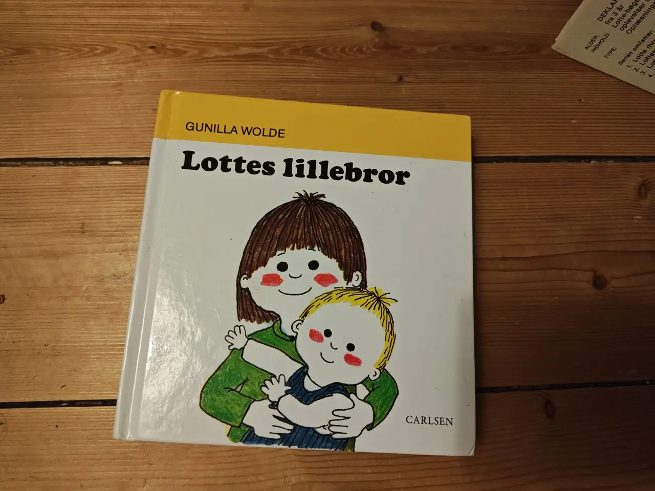Billede 1 - Nr.2 Lottes Lillebror bog af Gunilla Wolde 