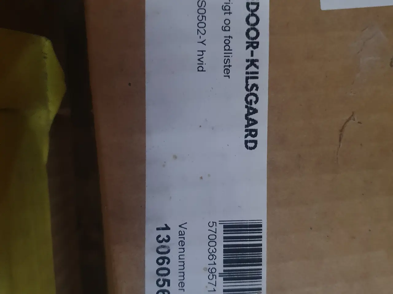 Billede 2 - Fodpaneler Swedoor almue hvidlak m/ledningsskjul