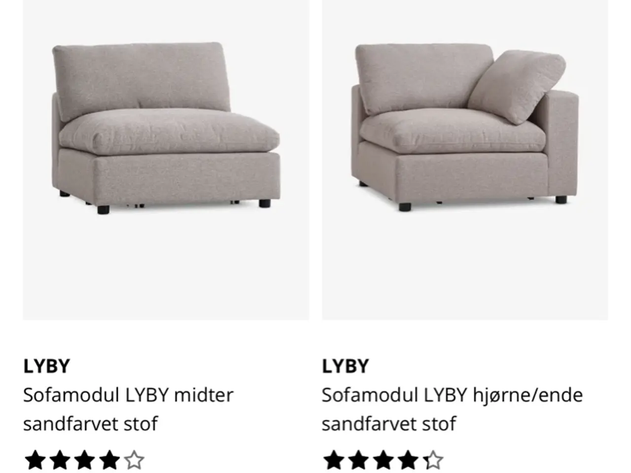 Billede 1 - Sofa fra Jysk model Lyby