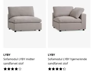 Sofa fra Jysk model Lyby
