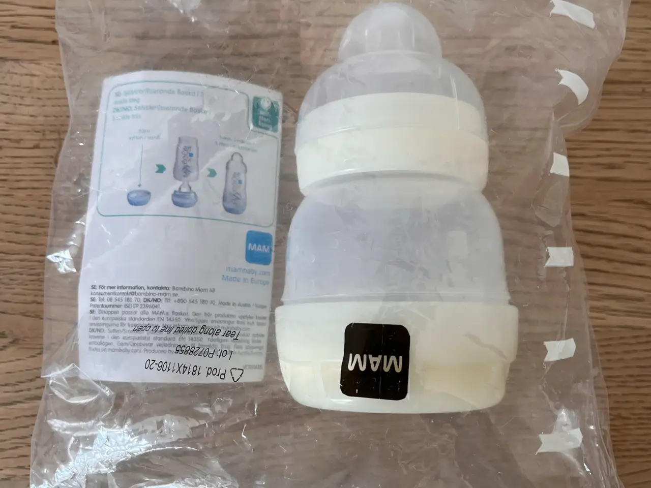 Billede 3 - HELT NY MAM Anti-Colic sutteflaske 130 ml