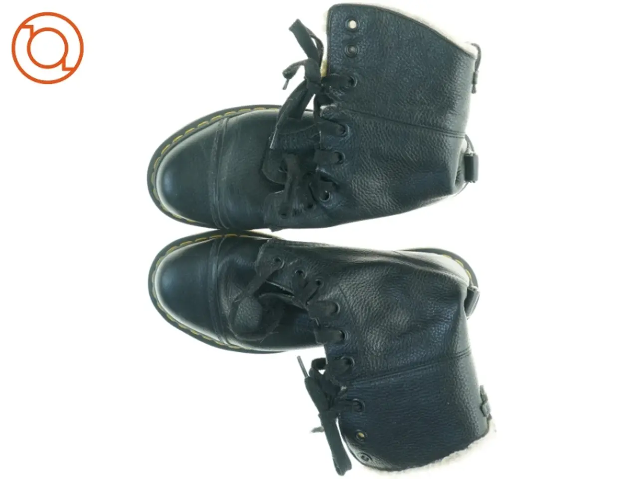 Billede 2 - Dr. Martens Aimilita Sort læderstøvler med foer (str. 42)