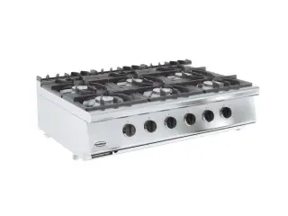 Industri Gaskomfur 6 blus (6x 6,5 kW) – Bordmodel