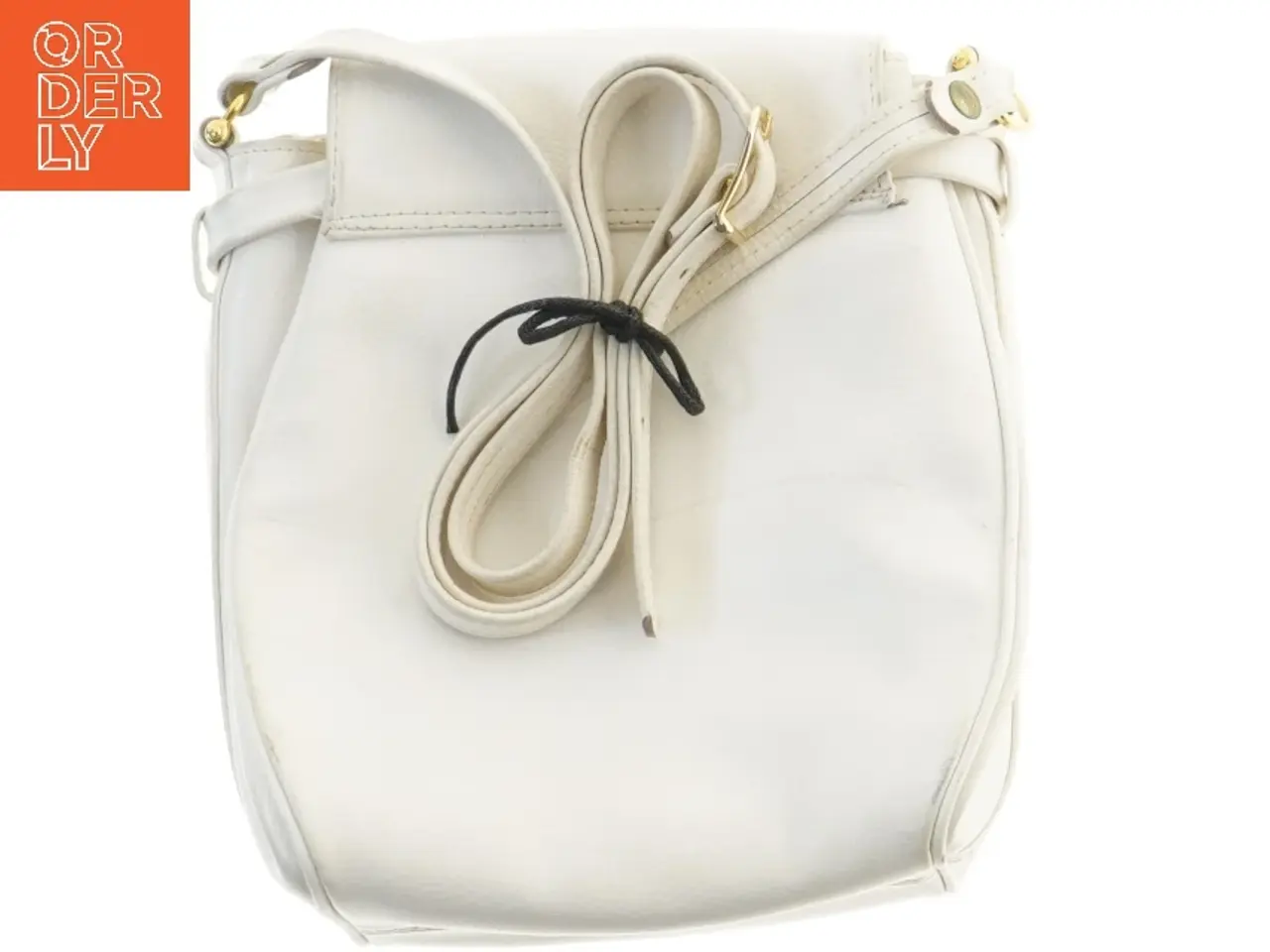 Billede 2 - Hvid skuldertaske (str. 25x21,5 cm)