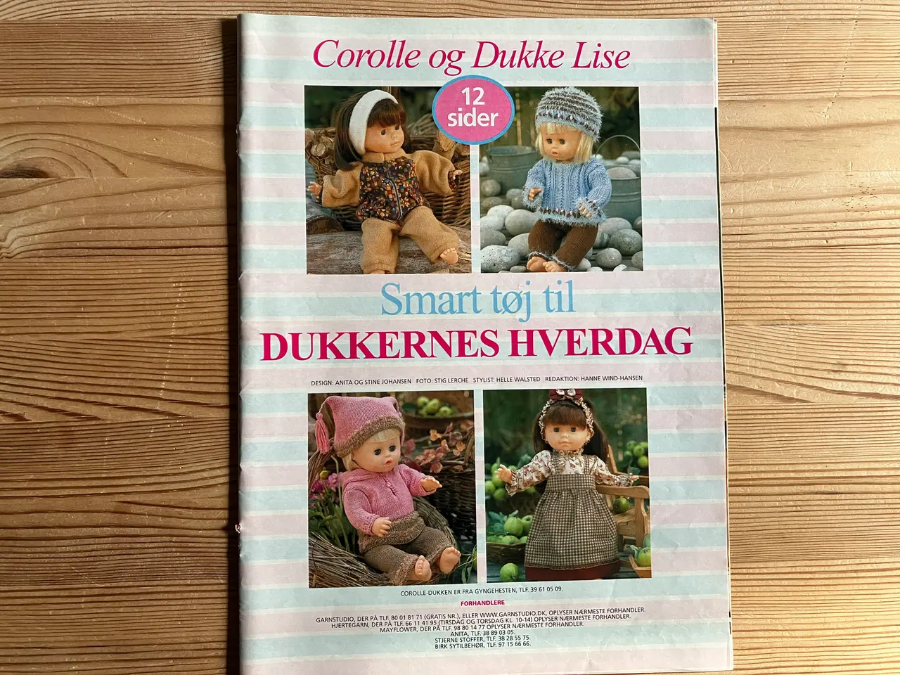 Billede 1 - Sy og strik til Corolle og Dukke Lise