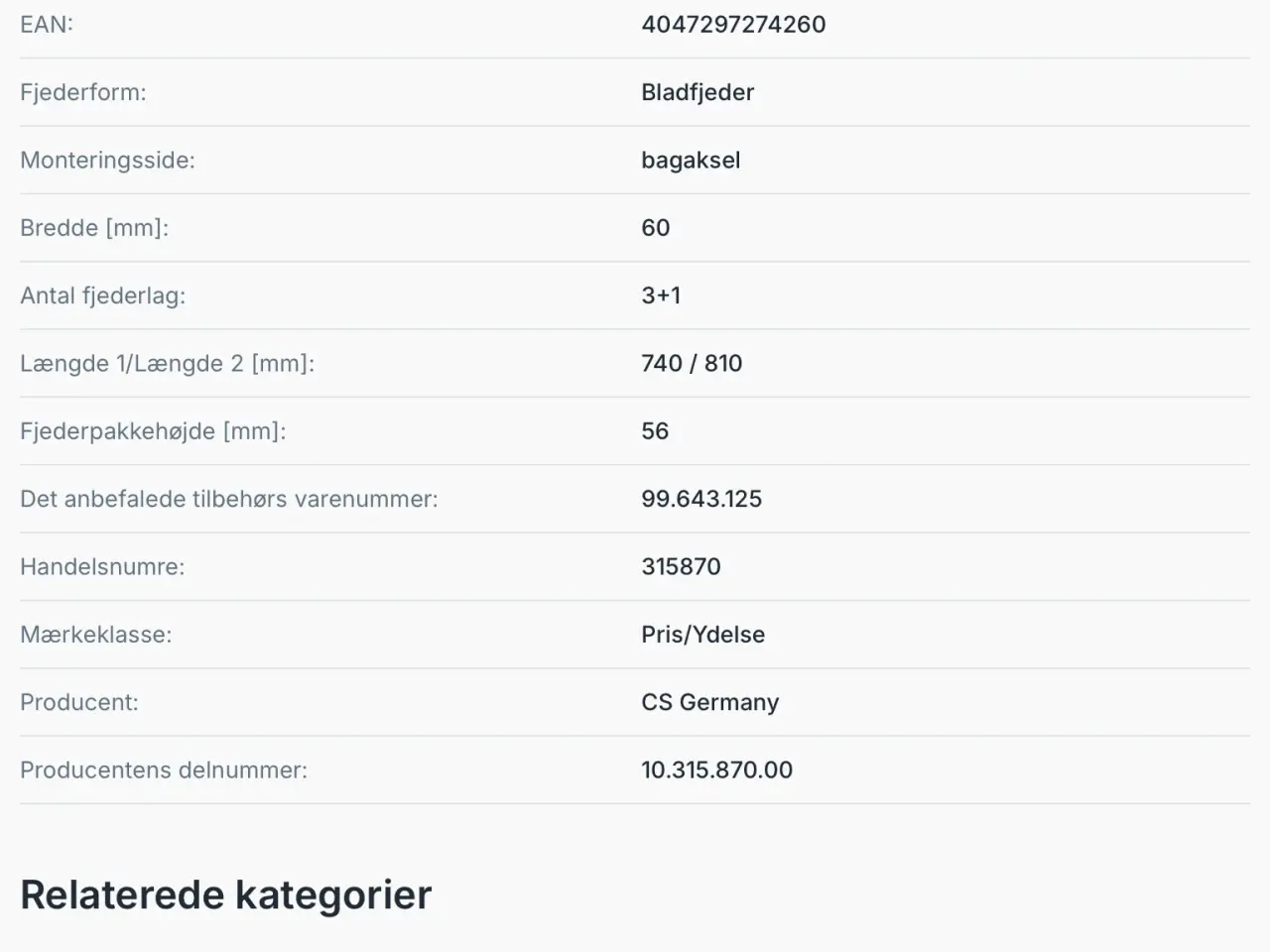 Billede 2 - Fjedre 307 mercedes