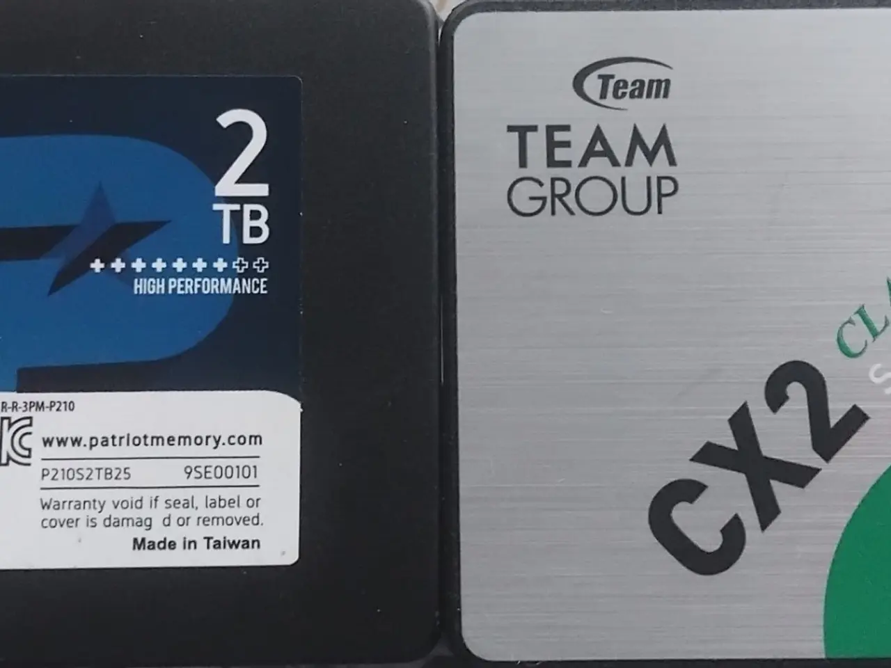 Billede 1 - 2 SSD 2,5" DISKE TeamGroup CX2 Classic 2 TB + SSD