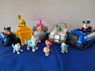Paw Patrol køretøjer & figurer.