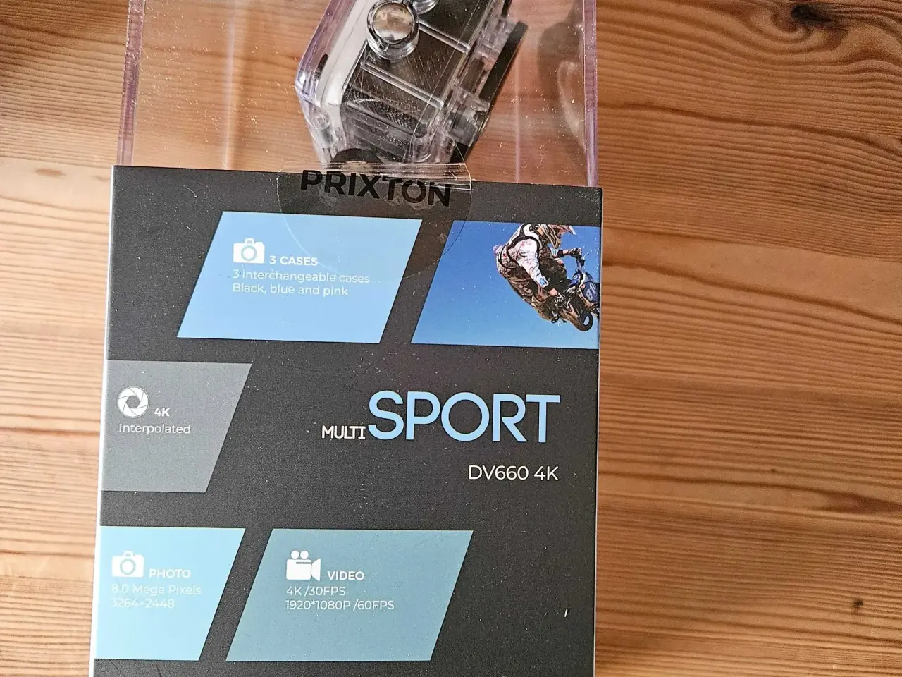 Billede 2 - Prixton dv660 action camera 4k multi sport