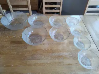 Glas skåle