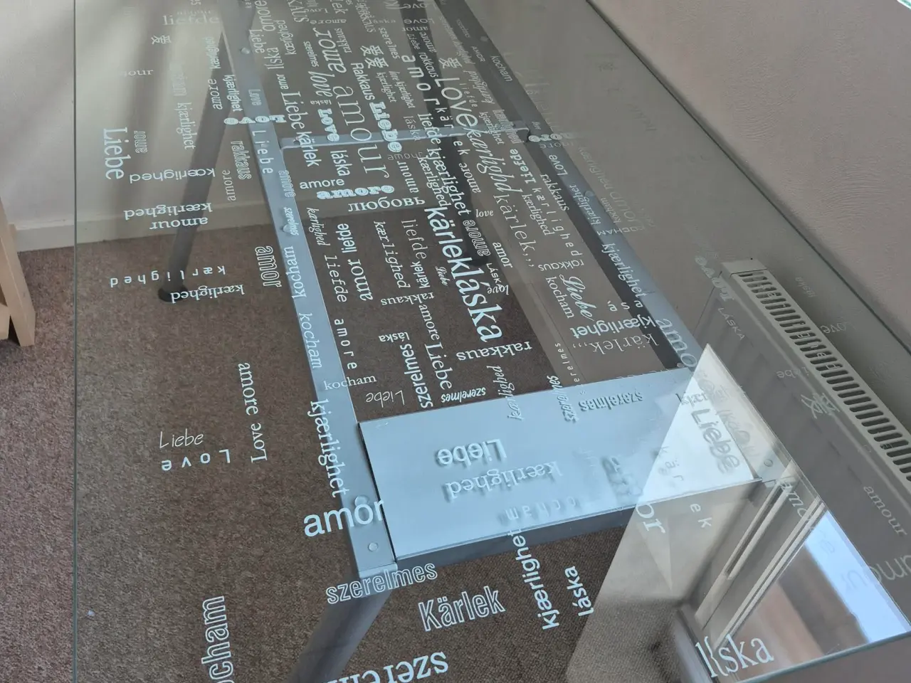 Billede 3 - Glas skrivebord