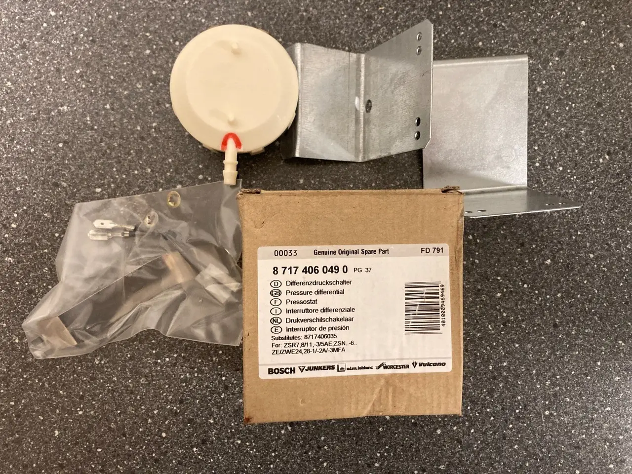 Billede 1 - Bosch Junkers Gas Boiler Pressure Differential