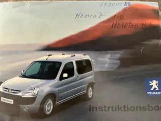 Instruktionsbog peugeot
