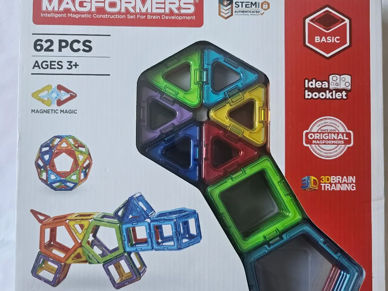 Billede 1 - Magformers magnets 62 stk