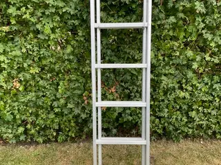 2-delt skydestige/kombistige i aluminium