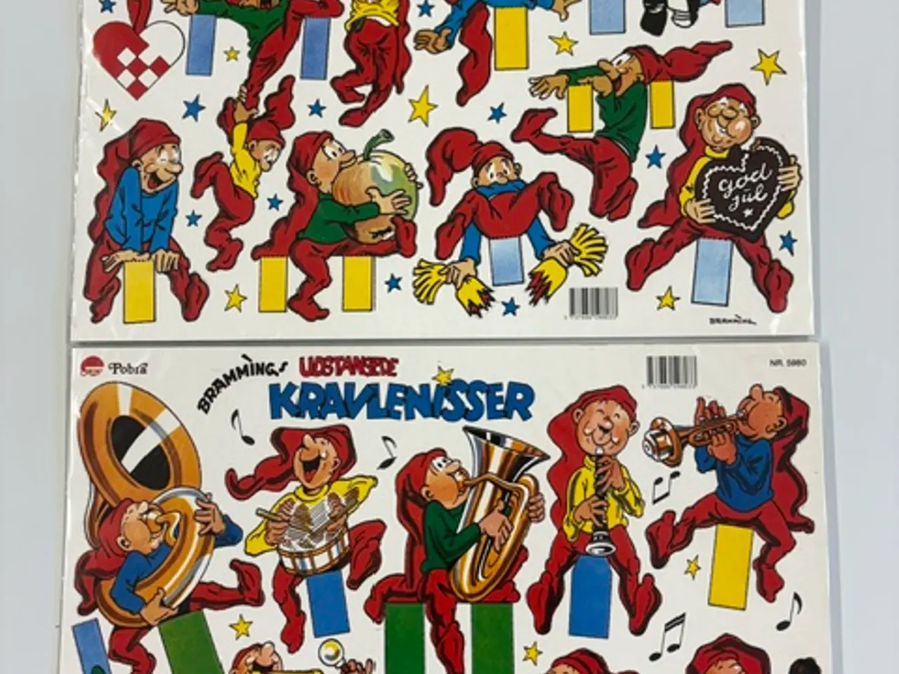 Billede 1 - 3 ark Bramming kravlenisser