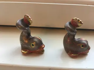 To små fisk. Porcelæns figurer fra Ungarn
