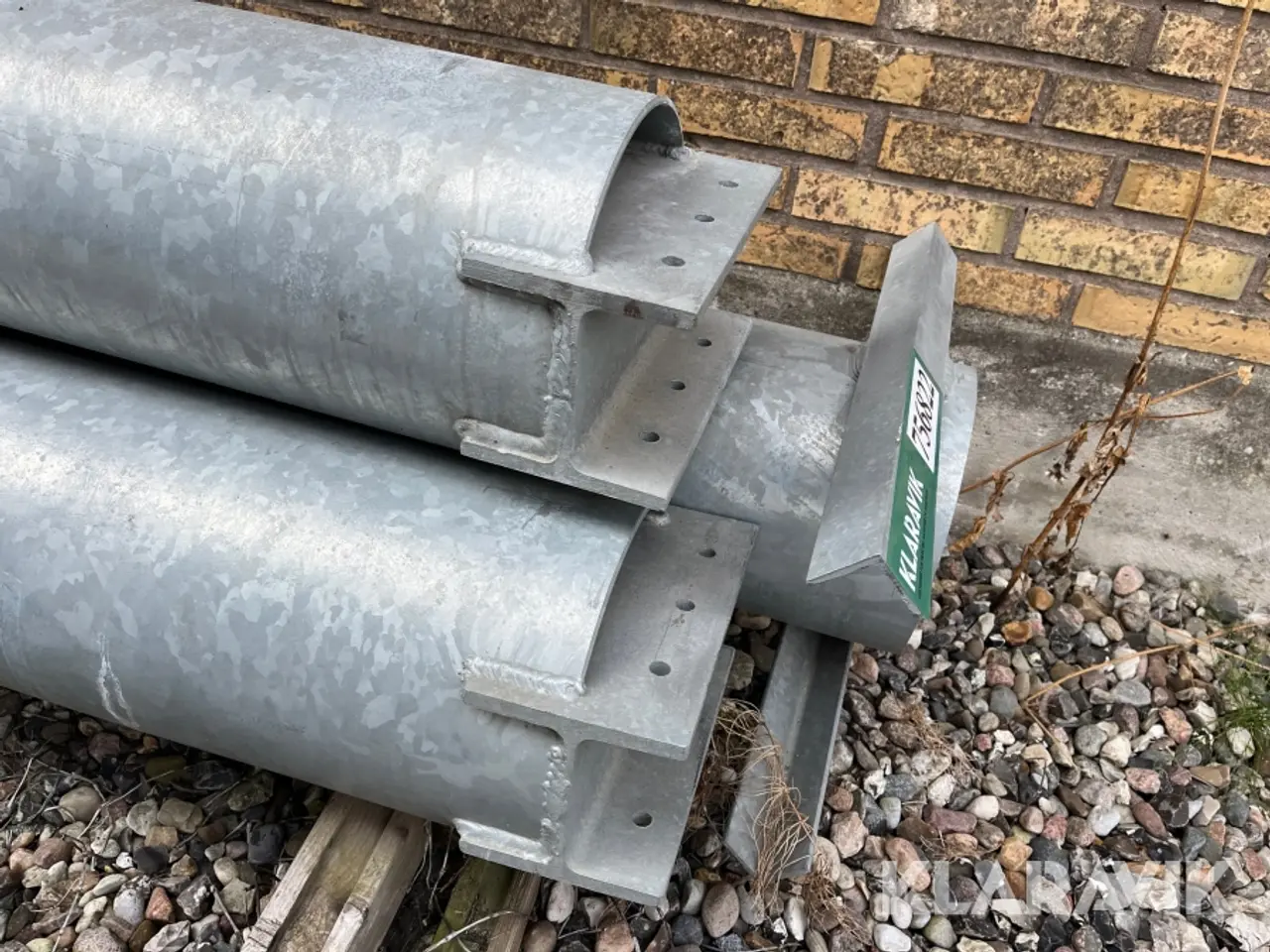 Billede 7 - Stålsøjler galvaniseret 3 styk