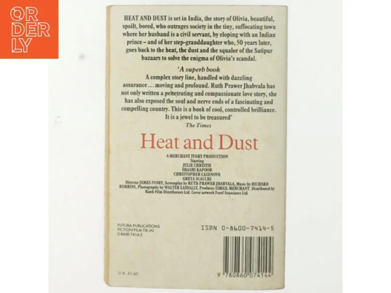 Billede 3 - Heat and dust af Ruth Prawer Jhabvala (Bog)