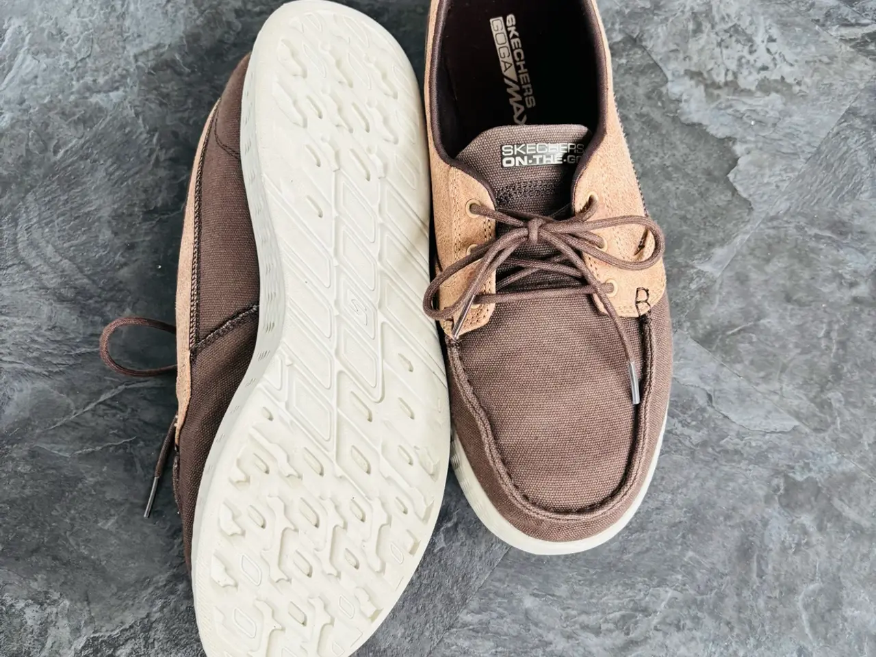 Billede 2 - Sketchers sko, brun/beige, str.44