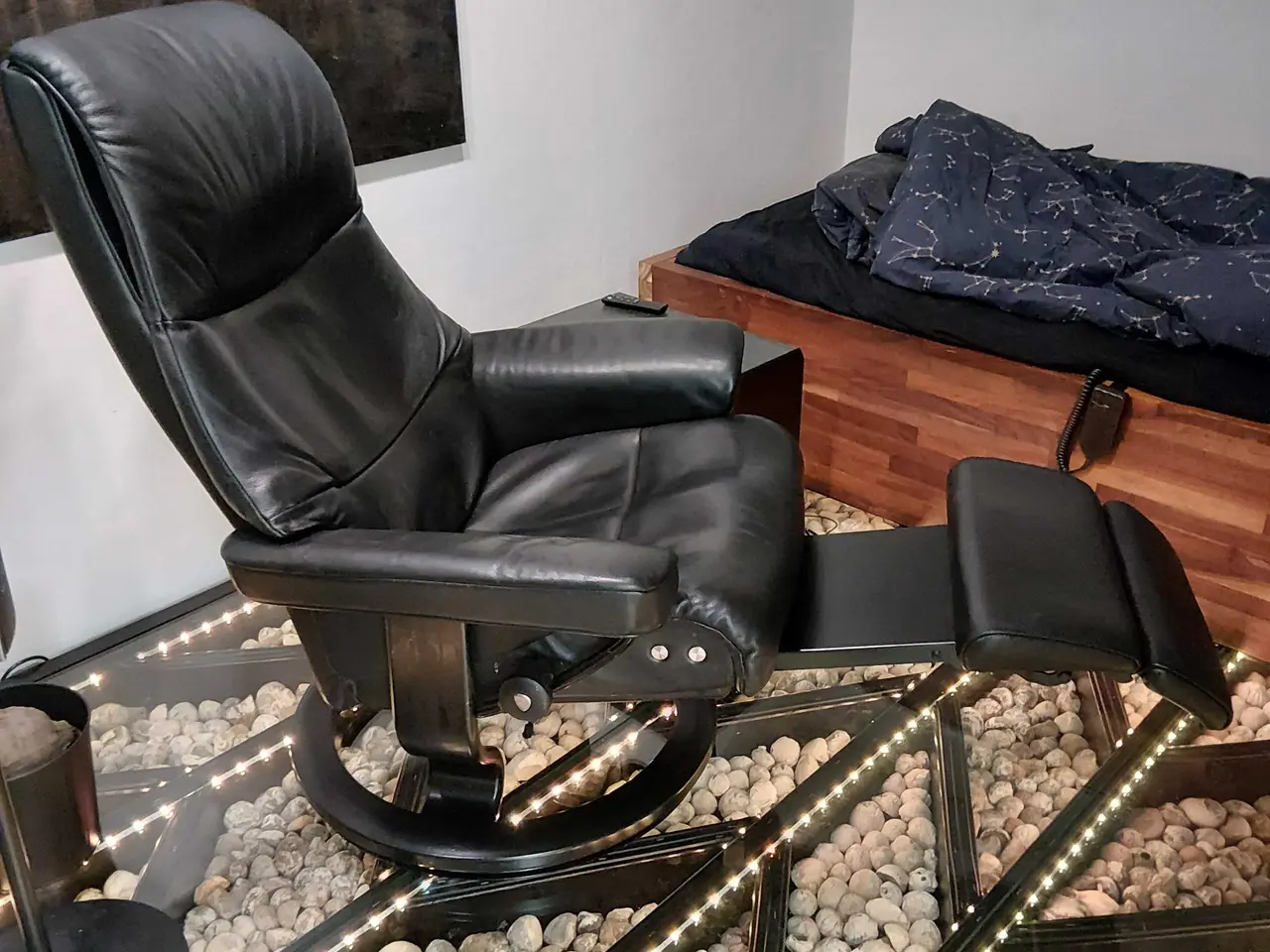 Billede 7 - Stressless, Hjort Knudsen, Farstrup læder lænestol