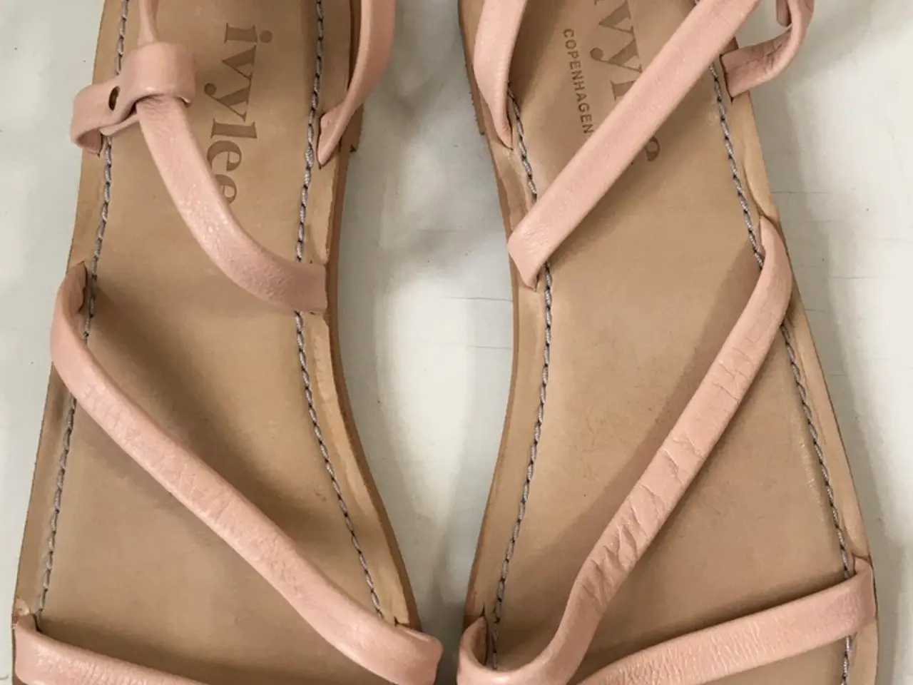 Billede 2 - Ivylee, nude sandaler i skind, str 40