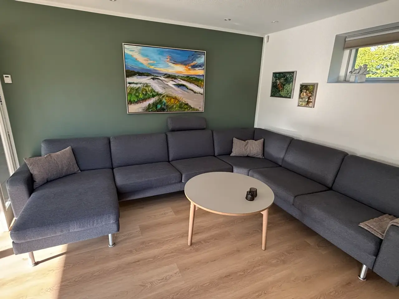 Billede 1 - Hjørnesofa med chaiselong