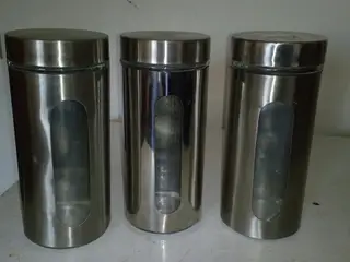 3 opbevarings bøtter