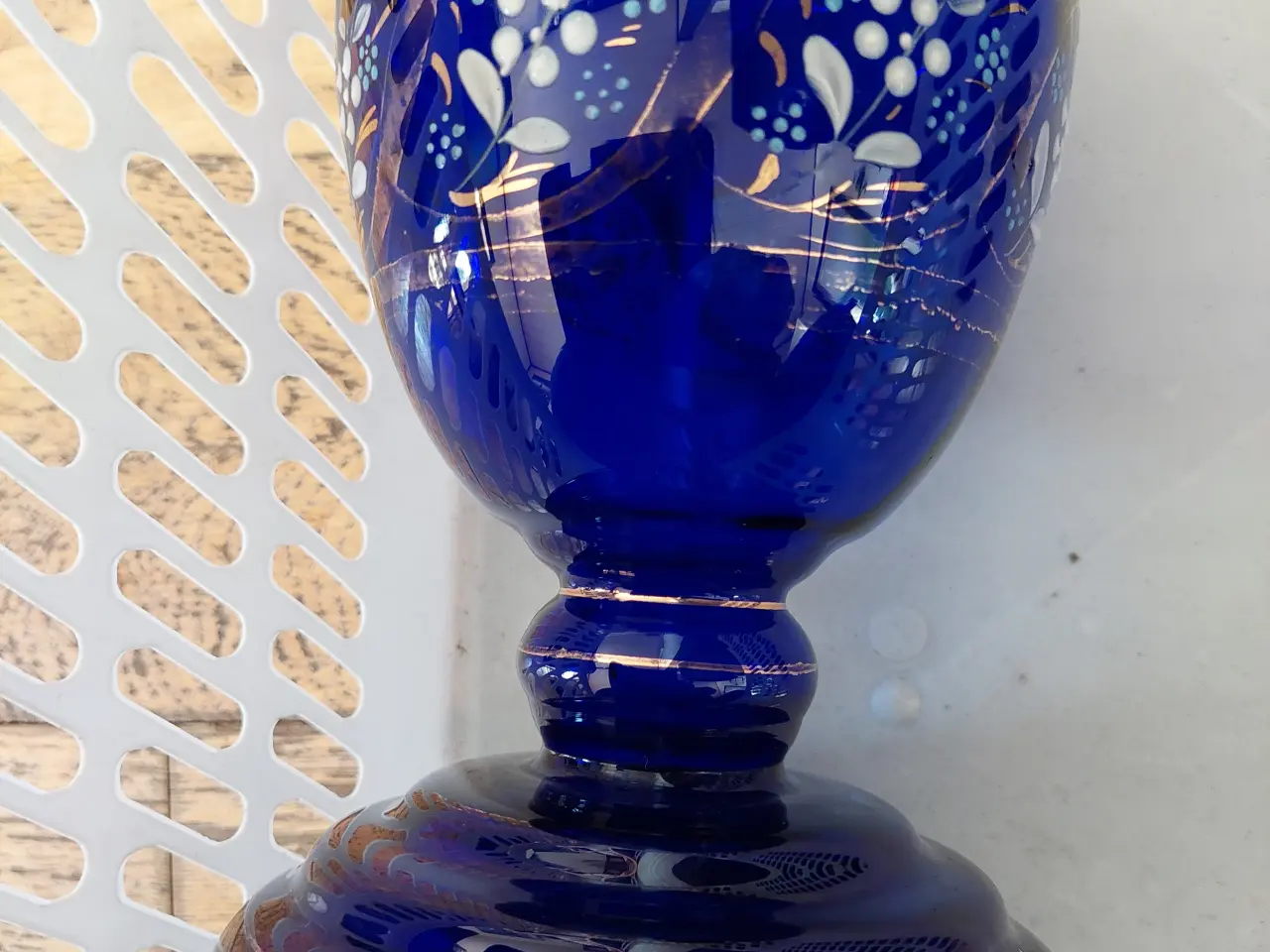 Billede 4 - antik krystal glas vase