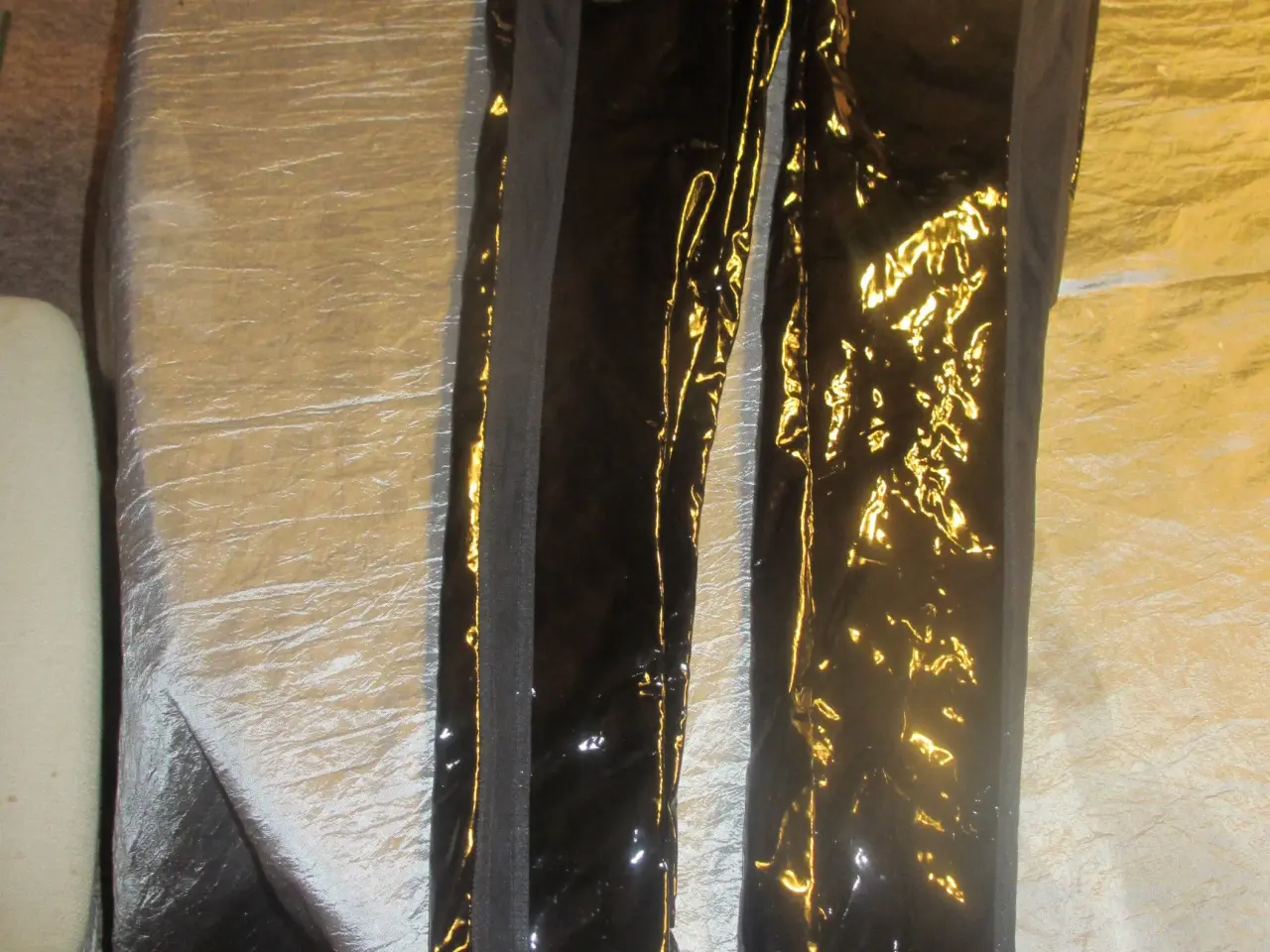 Billede 1 - latex   leggins ny