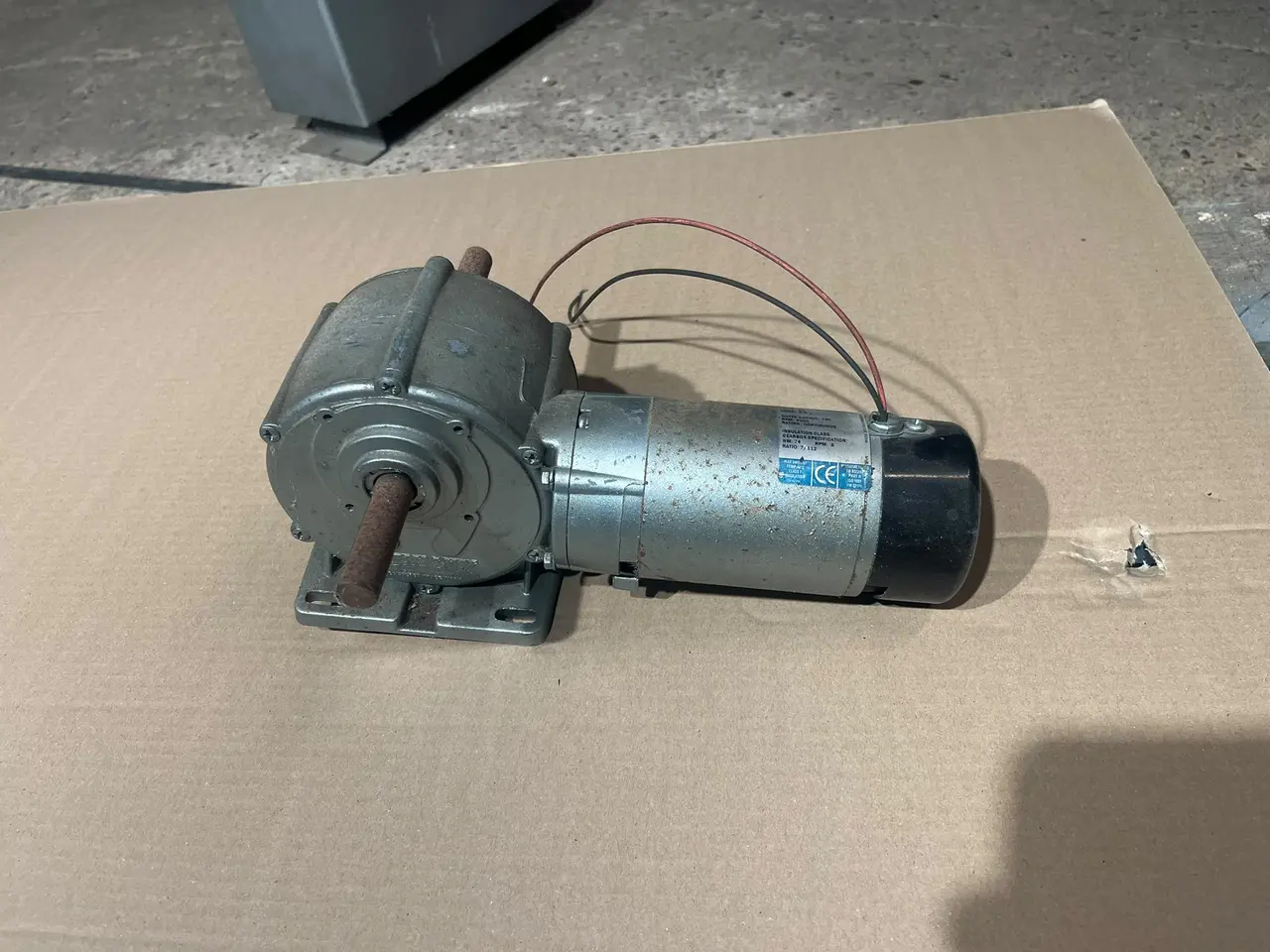Billede 1 - Parvalux 24V DC gearmotor 160W