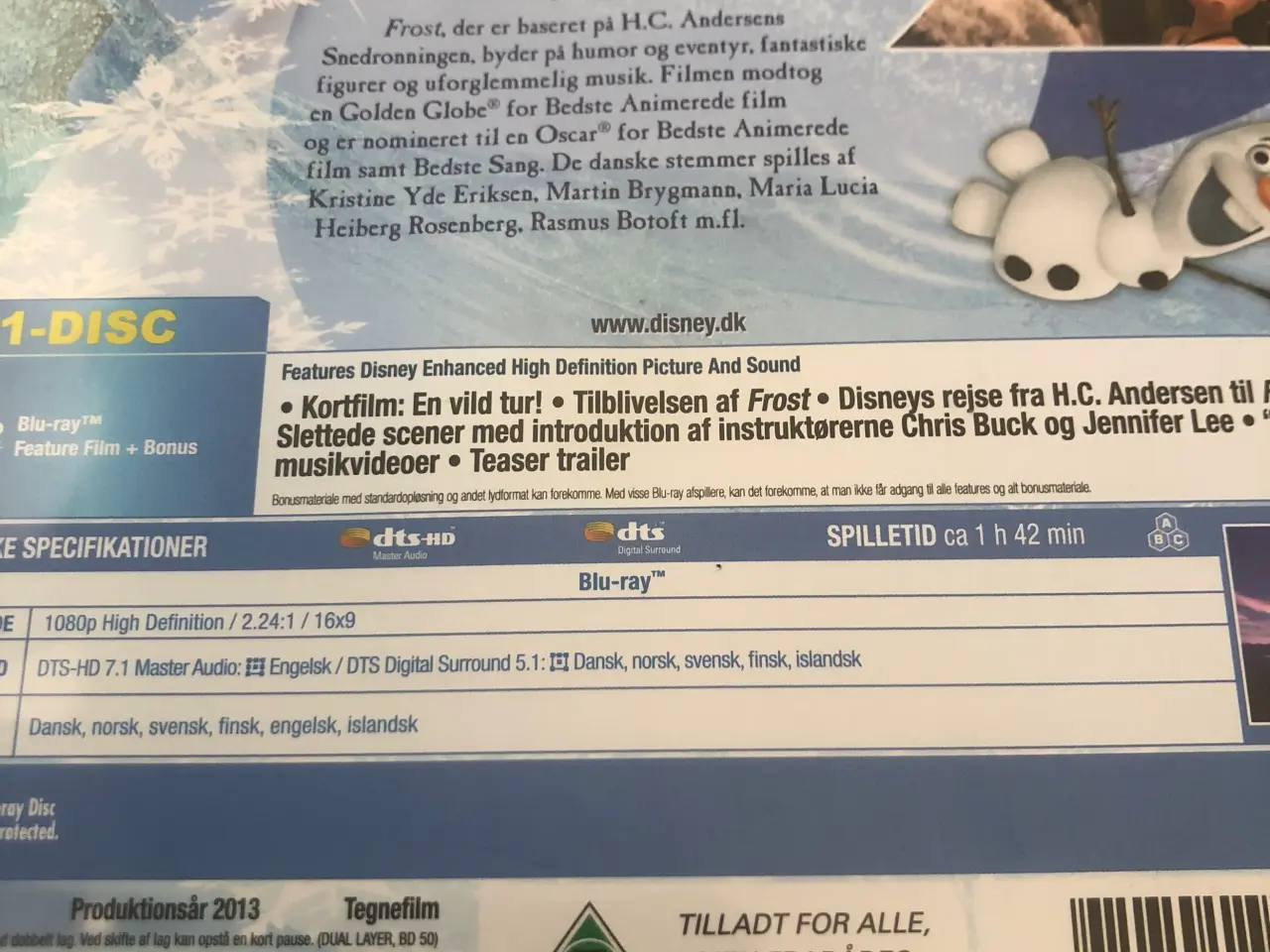 Billede 2 - Bluray frost